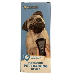 Barks No More Pet Ultrasonic Training Device (Barking Chewing Jumping) Painless